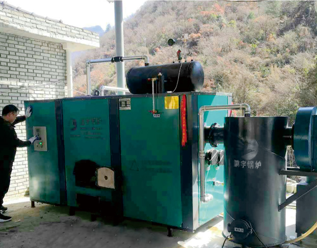 陜西寶雞蒸汽鍋爐食用菌項目